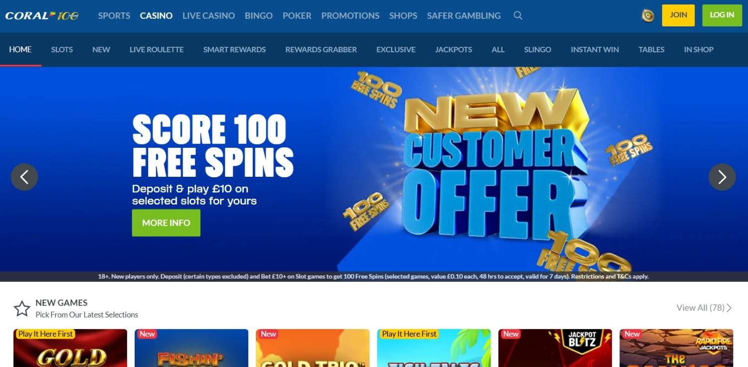 Coral homepage